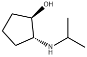 Cyclopentanol, 2-[(1-methylethyl)amino]-, trans- (9CI) Structure