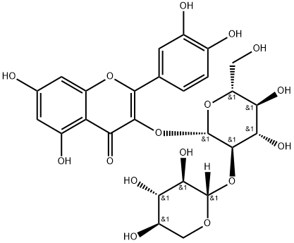 quercetin 3-sambubioside Structure