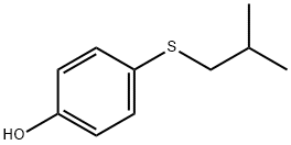 Phenol, 4-[(2-methylpropyl)thio]- Structure
