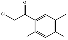 2-chloro-1-(2,4-difluoro-5-methylphenyl)ethan-1-one Structure