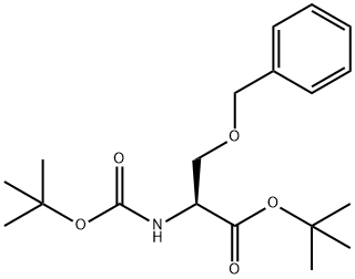 Alanine, 3-(benzyloxy)-N-carboxy-, di-tert-butyl ester (7CI) Structure
