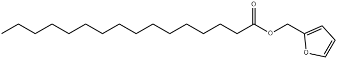 Hexadecanoic acid, 2-furanylmethyl ester Structure