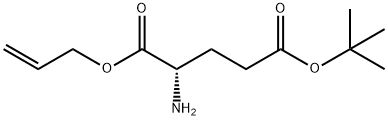 L-Glutamic acid, 5-(1,1-dimethylethyl) 1-(2-propen-1-yl) ester Structure