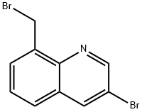 3-Bromo-8-(bromomethyl)quinoline Structure
