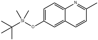 Quinoline, 6-[[(1,1-dimethylethyl)dimethylsilyl]oxy]-2-methyl- Structure