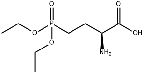 (S)-2-Amino-4-(diethoxyphosphoryl)butanoic acid Structure