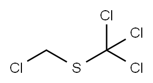Methane, trichloro[(chloromethyl)thio]- Structure