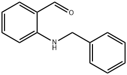 Benzaldehyde, 2-[(phenylmethyl)amino]- Structure