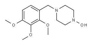 Trimetazidine N-oxide Structure