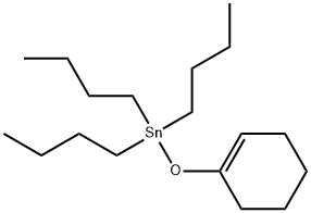 Stannane, tributyl(1-cyclohexen-1-yloxy)- Structure