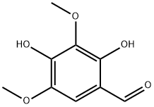 Benzaldehyde, 2,4-dihydroxy-3,5-dimethoxy- Structure