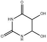 2,4(1H,3H)-Pyrimidinedione, dihydro-5,6-dihydroxy- Structure