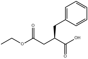 Butanedioic acid, (phenylmethyl)-, 4-ethyl ester, (2R)- (9CI) Structure