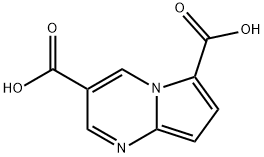 Pyrrolo[1,2-a]pyrimidine-3,6-dicarboxylic acid Structure