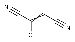 2-Butenedinitrile, 2-chloro- Structure