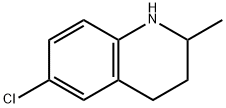 Quinoline, 6-chloro-1,2,3,4-tetrahydro-2-methyl- Structure