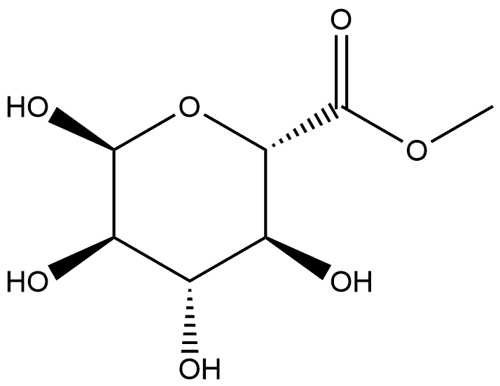 Glucopyranuronic acid, methyl ester, α-D- (8CI) Structure
