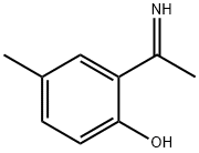 Phenol, 2-(1-iminoethyl)-4-methyl- Structure