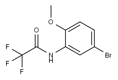 N-(5-bromo-2-methoxyphenyl)-2,2,2-trifluoroacetamide Structure