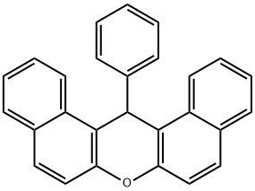 14H-Dibenzo[a,j]xanthene, 14-phenyl- Structure