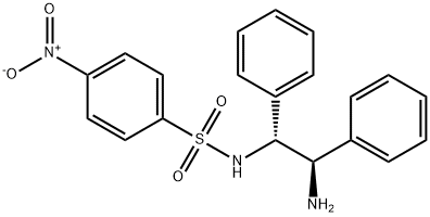 Benzenesulfonamide, N-[(1R,2R)-2-amino-1,2-diphenylethyl]-4-nitro- Structure