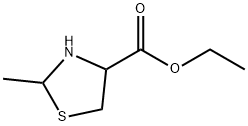 Ethyl 2-methylthiazolidine-4-carboxylate, 97% Structure