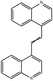 Quinoline, 4,4'-(1,2-ethenediyl)bis- Structure