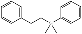 Benzene, [dimethyl(2-phenylethyl)silyl]- Structure