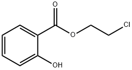 Benzoic acid, 2-hydroxy-, 2-chloroethyl ester Structure