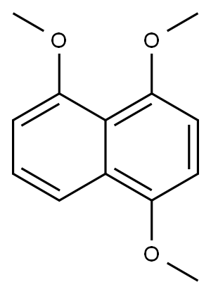 Naphthalene, 1,4,5-trimethoxy- Structure