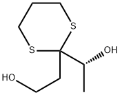 1,3-Dithiane-2-ethanol, 2-(1-hydroxyethyl)-, (R)- (9CI) Structure