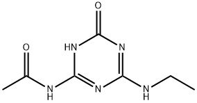 Acetamide, N-[4-(ethylamino)-1,6-dihydro-6-oxo-1,3,5-triazin-2-yl]- Structure