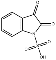 1H-Indole-1-sulfonic acid, 2,3-dihydro-2,3-dioxo- Structure