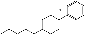 Cyclohexanol, 4-pentyl-1-phenyl- Structure