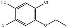 Phenol, 2,5-dichloro-4-ethoxy- Structure