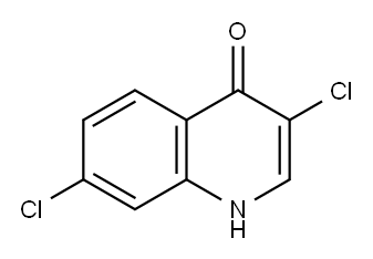 4(1H)-Quinolinone, 3,7-dichloro- Structure