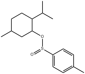 Benzenesulfinic acid, 4-methyl-, 5-methyl-2-(1-methylethyl)cyclohexyl ester Structure