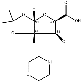 Morpholine (3aS,5R,6S,6aS)-6-hydroxy-2,2-diMethyltetrahydrofuro[2,3-d][1,3]dioxole-5-carboxylate Structure