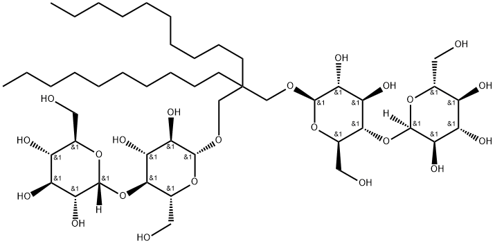 Lauryl maltose neopentyl glycol Structure