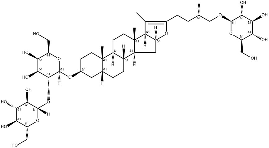 pseudoprototimosaponin AIII Structure