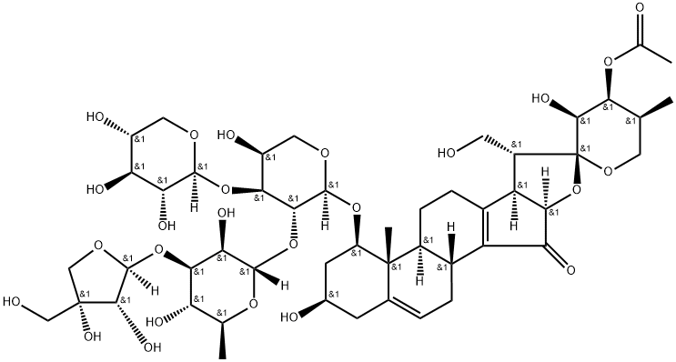 Trillikamtoside R Structure