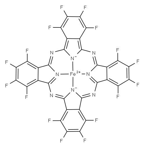 Iron(II) 1,2,3,4,8,9,10,11,15,16,17,18,22,23,24,25- hexadecafluoro-29H ,31H -phthalocyanine Structure