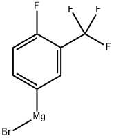 (4-fluoro-3-(trifluoromethyl)phenyl)magnesium bromide, 0.50 M in 2-MeTHF Structure