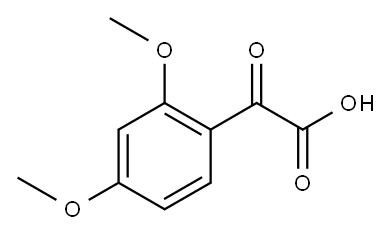 Benzeneacetic acid, 2,4-dimethoxy-α-oxo- Structure