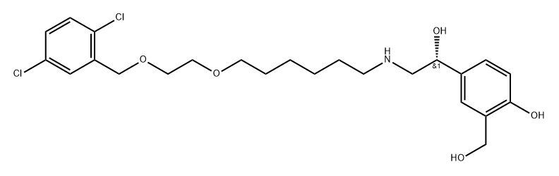 Vilanterol Impurity 7 Triphenylacetate Structure