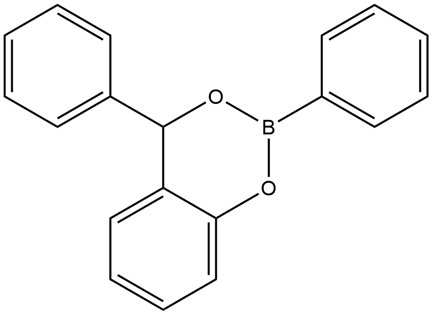 4H-1,3,2-Benzodioxaborin, 2,4-diphenyl- Structure