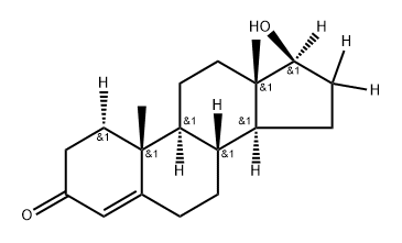 [2H4]-Testosterone Structure