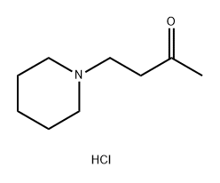 2-Butanone,4-(1-piperidinyl)-, hydrochloride (1:1) Structure
