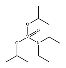 Vanadium, (N-ethylethanaminato)oxobis(2-propanolato)- Structure