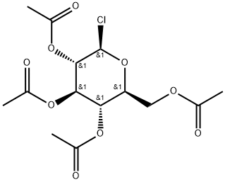 2,3,4,6-tetra-O-acetyl-β-D-chloroglucose Structure